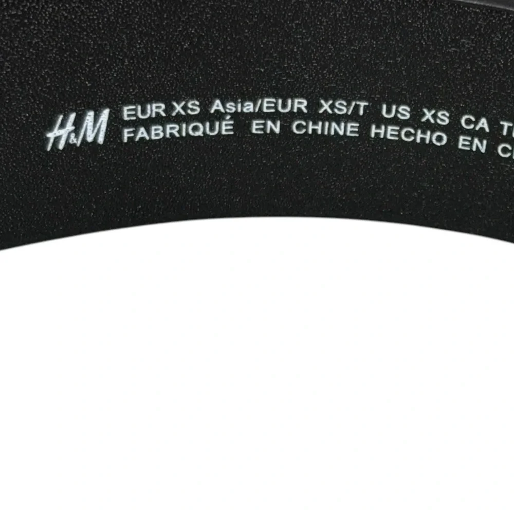 H&M Black Belt, sz XS